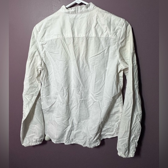 American Eagle Outfitters Cream Button-Up Shirt - Picture 5 of 5